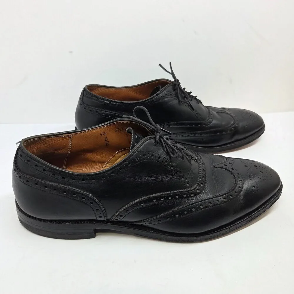 Alden 903 Hampton Mens Black Leather Wingtip Oxfords Size US 9.5 B/D